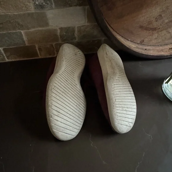 Allbirds Kids’ Smallbirds Wool Maroon Sneakers sz 3 - Picture 5 of 9